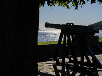 A general view of the Kristiansand fortress in Kristiansand, Norway on September 13, 2024. Kristiansand fortress was finished in 1672 and fo...