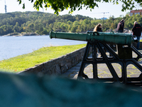 A general view of the Kristiansand fortress in Kristiansand, Norway on September 13, 2024. Kristiansand fortress was finished in 1672 and fo...