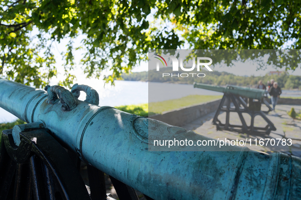 A general view of the Kristiansand fortress in Kristiansand, Norway on September 13, 2024. Kristiansand fortress was finished in 1672 and fo...