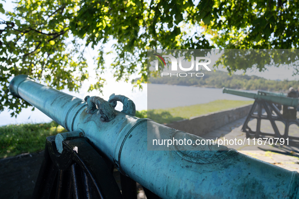 A general view of the Kristiansand fortress in Kristiansand, Norway on September 13, 2024. Kristiansand fortress was finished in 1672 and fo...