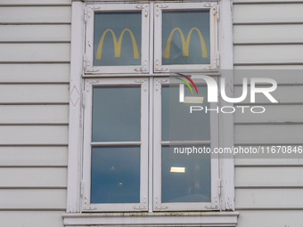 A view of the McDonald's in Bergen, Norway, on September 16, 2024. Bergen is the second-largest city in Norway, with a population of approxi...