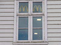 A view of the McDonald's in Bergen, Norway, on September 16, 2024. Bergen is the second-largest city in Norway, with a population of approxi...