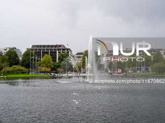 A view of Festplassen, in Bergen, Norway, on September 16, 2024. Bergen is the second-largest city in Norway, with a population of approxima...