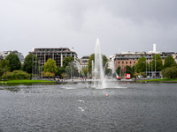 A view of Festplassen, in Bergen, Norway, on September 16, 2024. Bergen is the second-largest city in Norway, with a population of approxima...