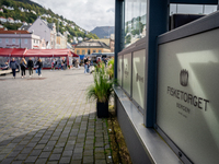 A view of the Fish market in Bergen, Norway, on September 16, 2024. Bergen is the second-largest city in Norway, with a population of approx...