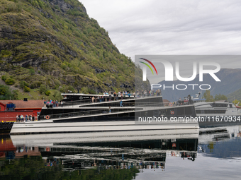 A view of Flam, Norway, on September 17, 2024.  (