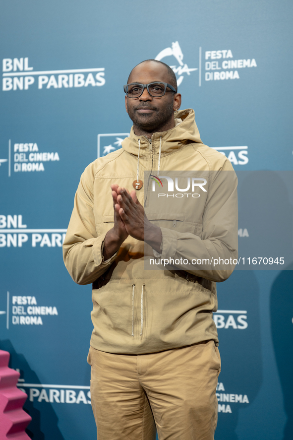 RaMell Ross attends the ''Nickel Boys'' photocall at Auditorium Parco Della Musica in Rome, Italy, on October 16, 2024. 