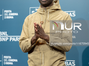 RaMell Ross attends the ''Nickel Boys'' photocall at Auditorium Parco Della Musica in Rome, Italy, on October 16, 2024. (