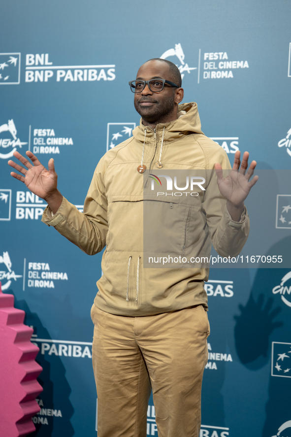 RaMell Ross attends the ''Nickel Boys'' photocall at Auditorium Parco Della Musica in Rome, Italy, on October 16, 2024. 