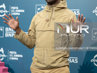 RaMell Ross attends the ''Nickel Boys'' photocall at Auditorium Parco Della Musica in Rome, Italy, on October 16, 2024. (