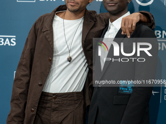 Brandon Wilson and Ethan Herisse attend the ''Nickel Boys'' photocall at Auditorium Parco Della Musica in Rome, Italy, on October 16, 2024....