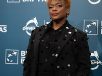 Aunjanue Ellis-Taylor attends the ''Nickel Boys'' photocall at Auditorium Parco Della Musica in Rome, Italy, on October 16, 2024. (