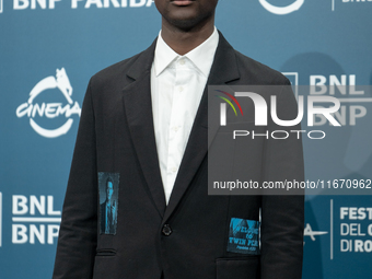 Ethan Herisse attends the ''Nickel Boys'' photocall at Auditorium Parco Della Musica in Rome, Italy, on October 16, 2024. (