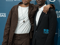 Brandon Wilson and Ethan Herisse attend the ''Nickel Boys'' photocall at Auditorium Parco Della Musica in Rome, Italy, on October 16, 2024....