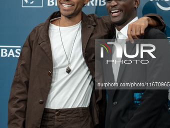 Brandon Wilson and Ethan Herisse attend the ''Nickel Boys'' photocall at Auditorium Parco Della Musica in Rome, Italy, on October 16, 2024....