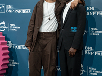 Brandon Wilson and Ethan Herisse attend the ''Nickel Boys'' photocall at Auditorium Parco Della Musica in Rome, Italy, on October 16, 2024....