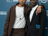 Brandon Wilson and Ethan Herisse attend the ''Nickel Boys'' photocall at Auditorium Parco Della Musica in Rome, Italy, on October 16, 2024....