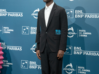 Ethan Herisse attends the ''Nickel Boys'' photocall at Auditorium Parco Della Musica in Rome, Italy, on October 16, 2024. (