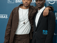 Brandon Wilson and Ethan Herisse attend the ''Nickel Boys'' photocall at Auditorium Parco Della Musica in Rome, Italy, on October 16, 2024....