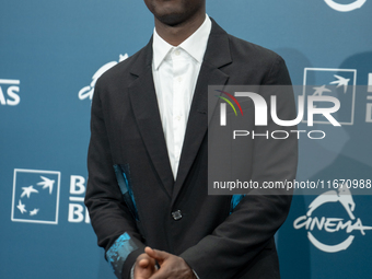 Ethan Herisse attends the ''Nickel Boys'' photocall at Auditorium Parco Della Musica in Rome, Italy, on October 16, 2024. (