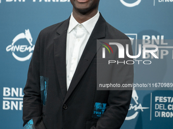 Ethan Herisse attends the ''Nickel Boys'' photocall at Auditorium Parco Della Musica in Rome, Italy, on October 16, 2024. (