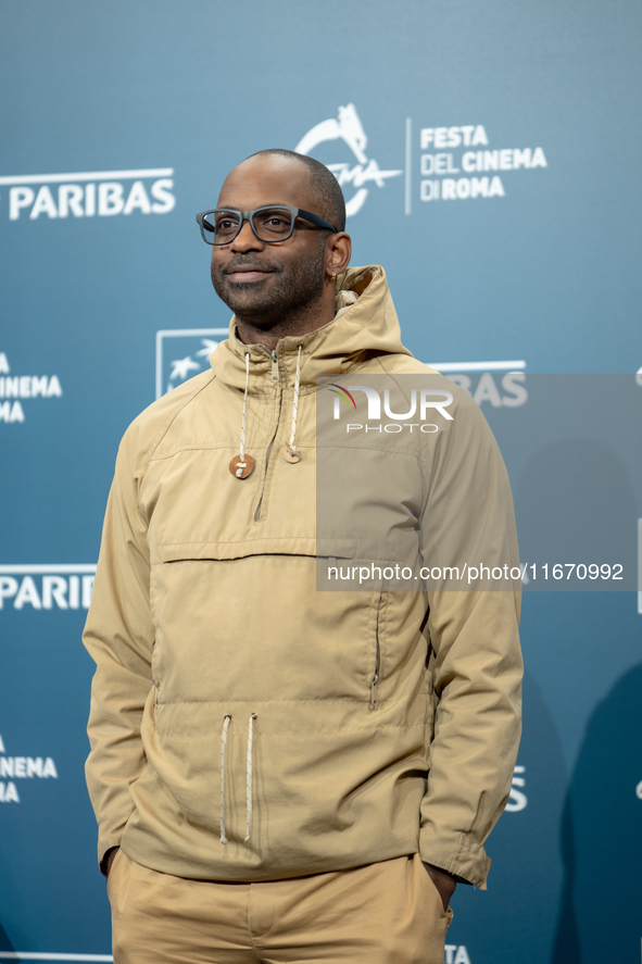 RaMell Ross attends the ''Nickel Boys'' photocall at Auditorium Parco Della Musica in Rome, Italy, on October 16, 2024. 