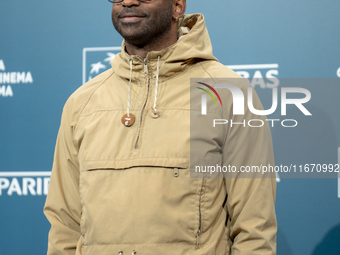 RaMell Ross attends the ''Nickel Boys'' photocall at Auditorium Parco Della Musica in Rome, Italy, on October 16, 2024. (