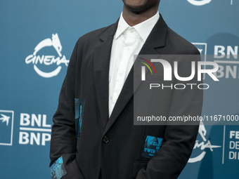 Ethan Herisse attends the ''Nickel Boys'' photocall at Auditorium Parco Della Musica in Rome, Italy, on October 16, 2024. (