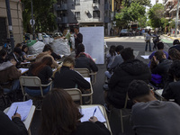 Public classes at the Faculty of Philosophy and Letters UBA in Buenos Aires, Argentina, on october 15, 2024. (