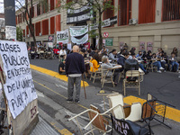 Public classes at the Faculty of Philosophy and Letters UBA in Buenos Aires, Argentina, on october 15, 2024. (