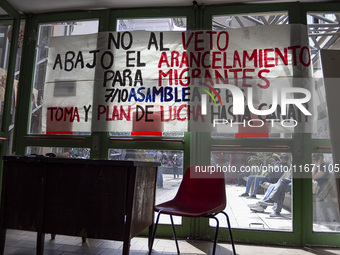 Public classes at the Faculty of Philosophy and Letters UBA in Buenos Aires, Argentina, on october 15, 2024. (