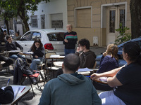 Public classes at the Faculty of Philosophy and Letters UBA in Buenos Aires, Argentina, on october 15, 2024. (