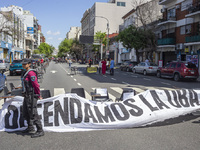 Occupation of the Faculty of Psychology at UBA in Buenos Aires, Argentina, on october 15, 2024. (