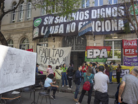 Occupation of the Faculty of Psychology at UBA in Buenos Aires, Argentina, on october 15, 2024. (