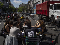 Occupation of the Faculty of Psychology at UBA in Buenos Aires, Argentina, on october 15, 2024. (