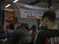 Occupation of the Faculty of Psychology at UBA in Buenos Aires, Argentina, on october 15, 2024. (