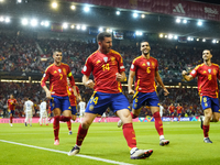 Aymeric Laporte centre-back of Spain and Al-Nassr FC celebrates after scoring his sides first goal during the UEFA Nations League 2024/25 Le...