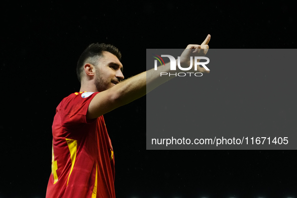 Aymeric Laporte centre-back of Spain and Al-Nassr FC celebrates after scoring his sides first goal during the UEFA Nations League 2024/25 Le...