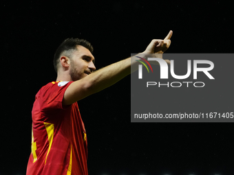 Aymeric Laporte centre-back of Spain and Al-Nassr FC celebrates after scoring his sides first goal during the UEFA Nations League 2024/25 Le...