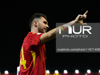 Aymeric Laporte centre-back of Spain and Al-Nassr FC celebrates after scoring his sides first goal during the UEFA Nations League 2024/25 Le...