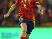 Fabian Ruiz of Spain and central midfield of Spain and Paris Saint-Germain during the UEFA Nations League 2024/25 League A Group A4 match be...