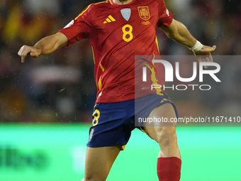 Fabian Ruiz of Spain and central midfield of Spain and Paris Saint-Germain during the UEFA Nations League 2024/25 League A Group A4 match be...