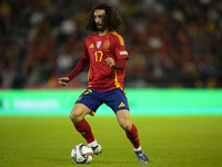 Marc Cucurella left-Back of Spain and Chelsea FC during the UEFA Nations League 2024/25 League A Group A4 match between Spain and Serbia at...