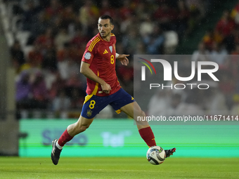 Fabian Ruiz of Spain and central midfield of Spain and Paris Saint-Germain controls the ball during the UEFA Nations League 2024/25 League A...