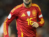 Alex Baena left winger of Spain and Villarreal CF during the UEFA Nations League 2024/25 League A Group A4 match between Spain and Serbia at...