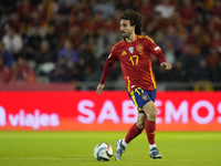 Marc Cucurella left-Back of Spain and Chelsea FC during the UEFA Nations League 2024/25 League A Group A4 match between Spain and Serbia at...