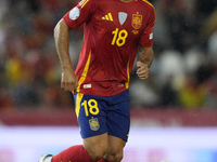 Martin Zubimendi defensive midfield of Spain and Real Sociedad during the UEFA Nations League 2024/25 League A Group A4 match between Spain...