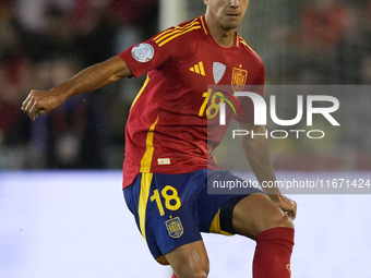 Martin Zubimendi defensive midfield of Spain and Real Sociedad during the UEFA Nations League 2024/25 League A Group A4 match between Spain...