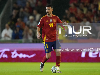 Aymeric Laporte centre-back of Spain and Al-Nassr FC during the UEFA Nations League 2024/25 League A Group A4 match between Spain and Serbia...