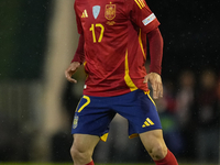 Marc Cucurella left-Back of Spain and Chelsea FC during the UEFA Nations League 2024/25 League A Group A4 match between Spain and Serbia at...